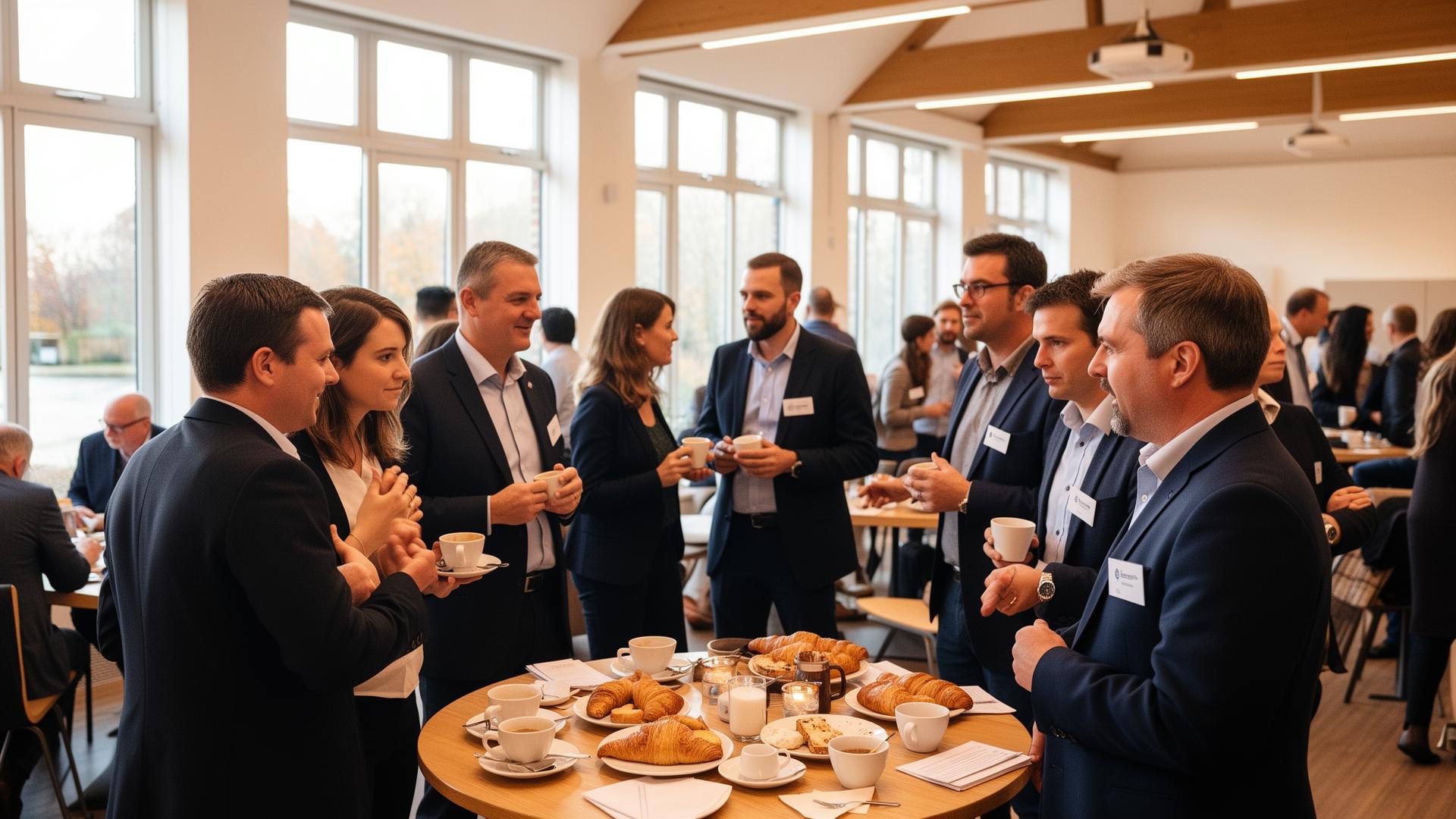 Business networking breakfast at the William Collyn Centre