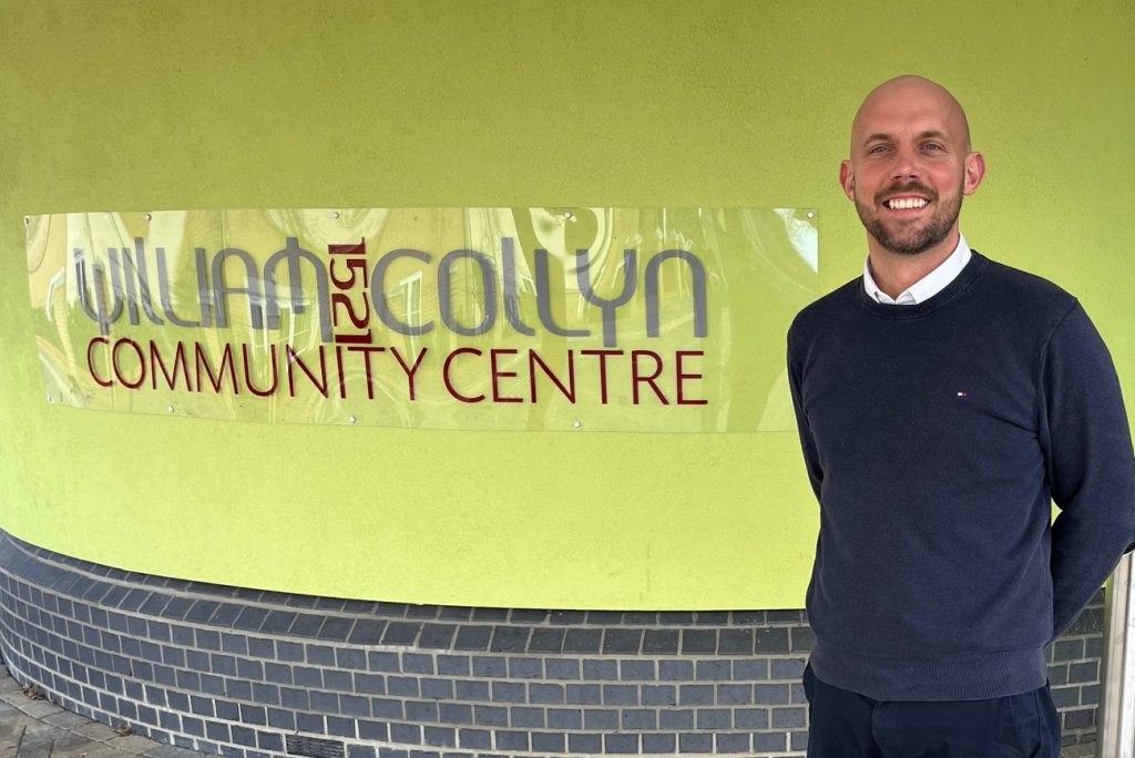 Tom, Centre Manager at William Collyn Community Centre